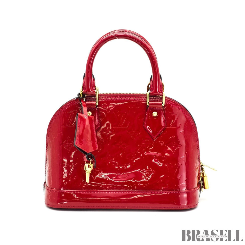 Louis Vuitton Alma BB M91171 Handbag Shoulder Bag 2Way Rose Andian Woman