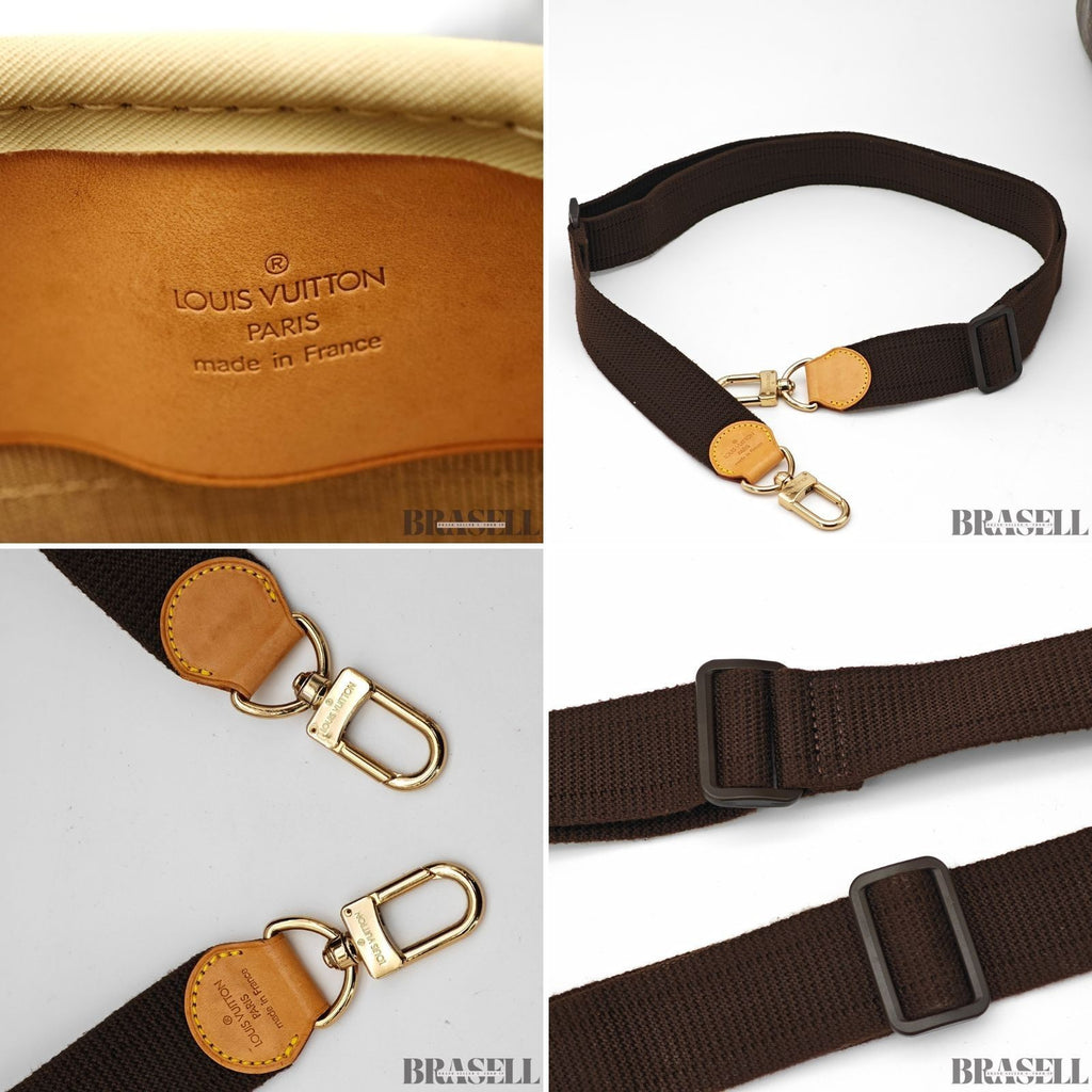 Louis Vuitton Alize 24 Heures Monogram M41399 2way Handbag Shoulder Bag Brown