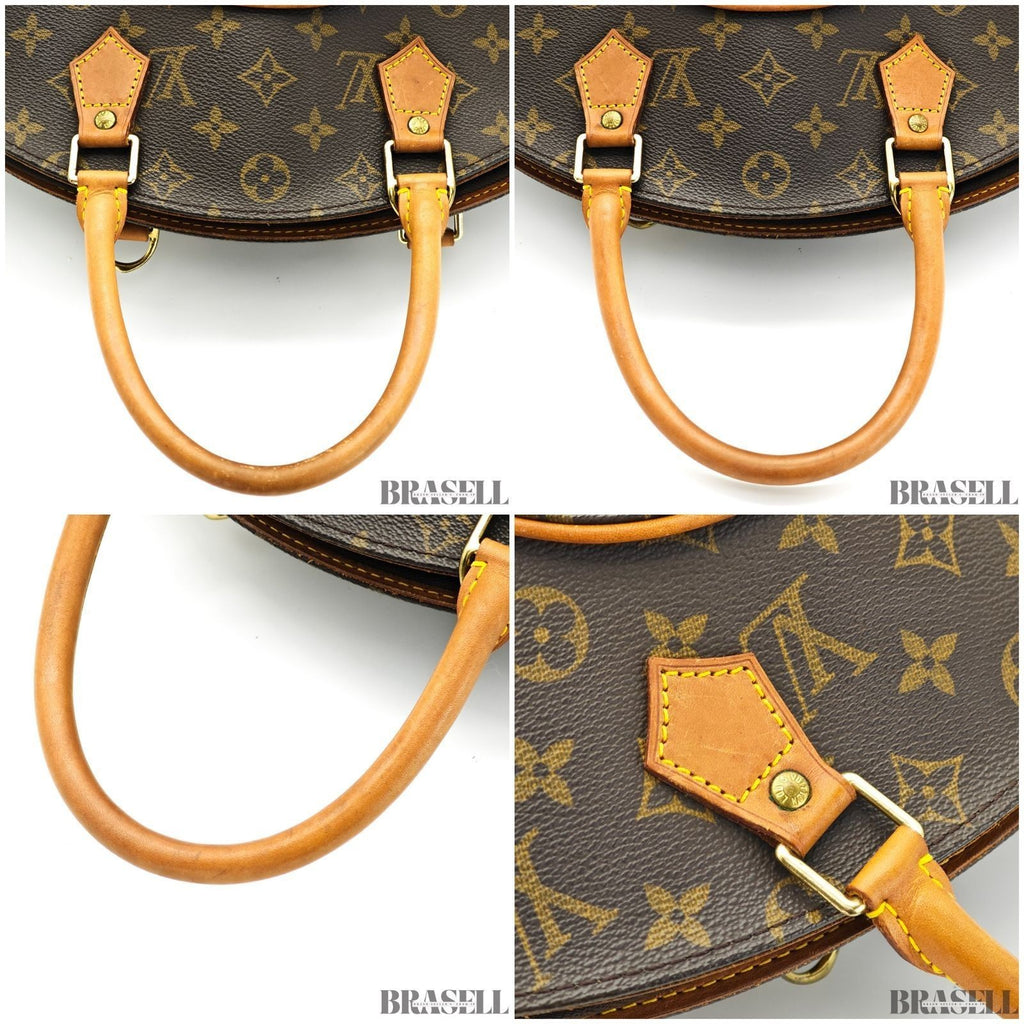 Louis Vuitton Ellipse PM M51127 Monogram Canvas Handbag Brown Woman