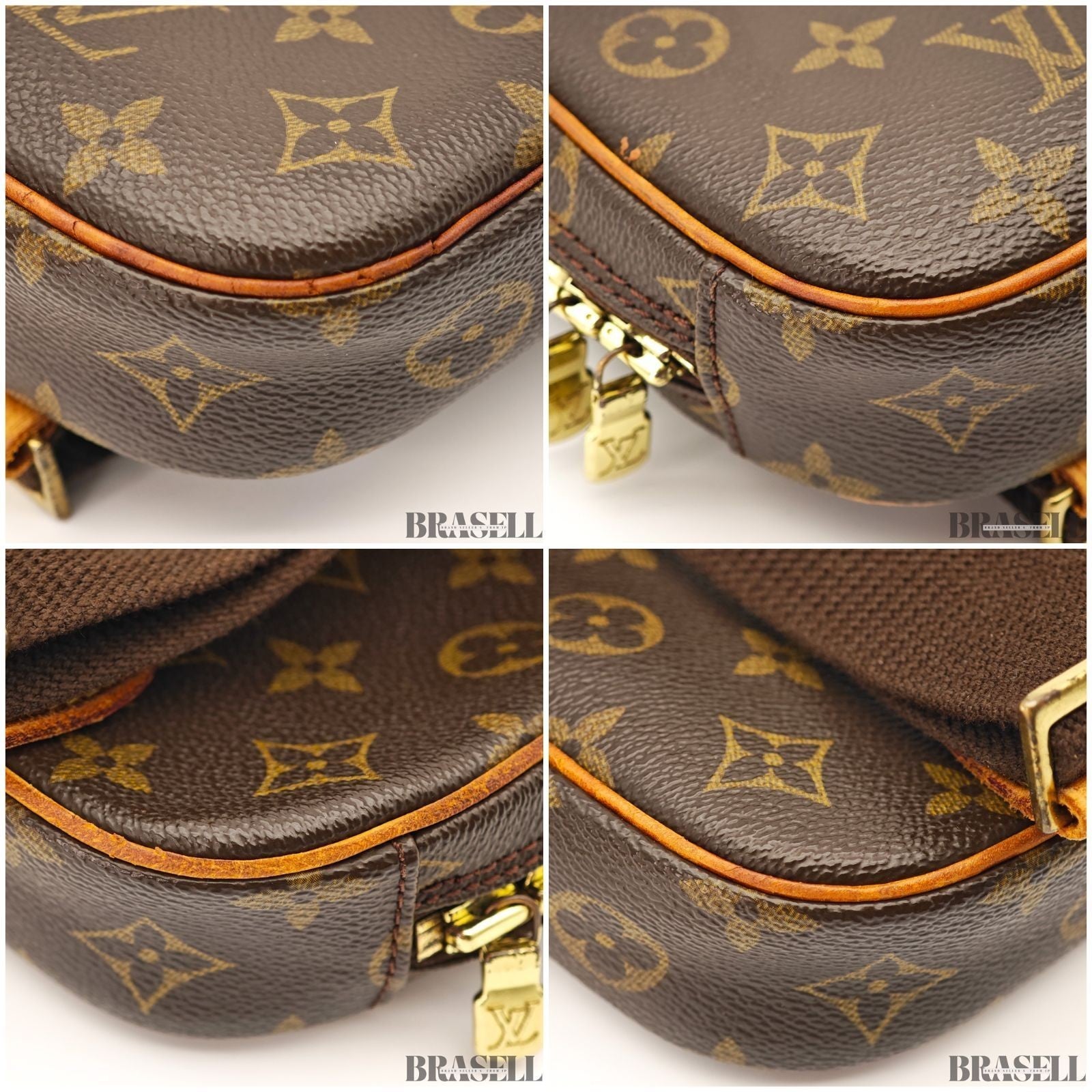 Louis Vuitton Pochette Gange Crossbody Bag Monogram Canvas M51870 Spain Unisex