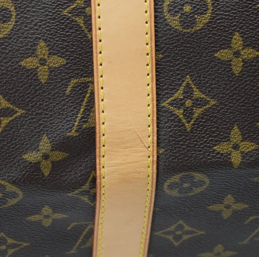 LOUIS VUITTON Keepall 55 M41416 Boston Bag Travel Bag Brown Large Capacity