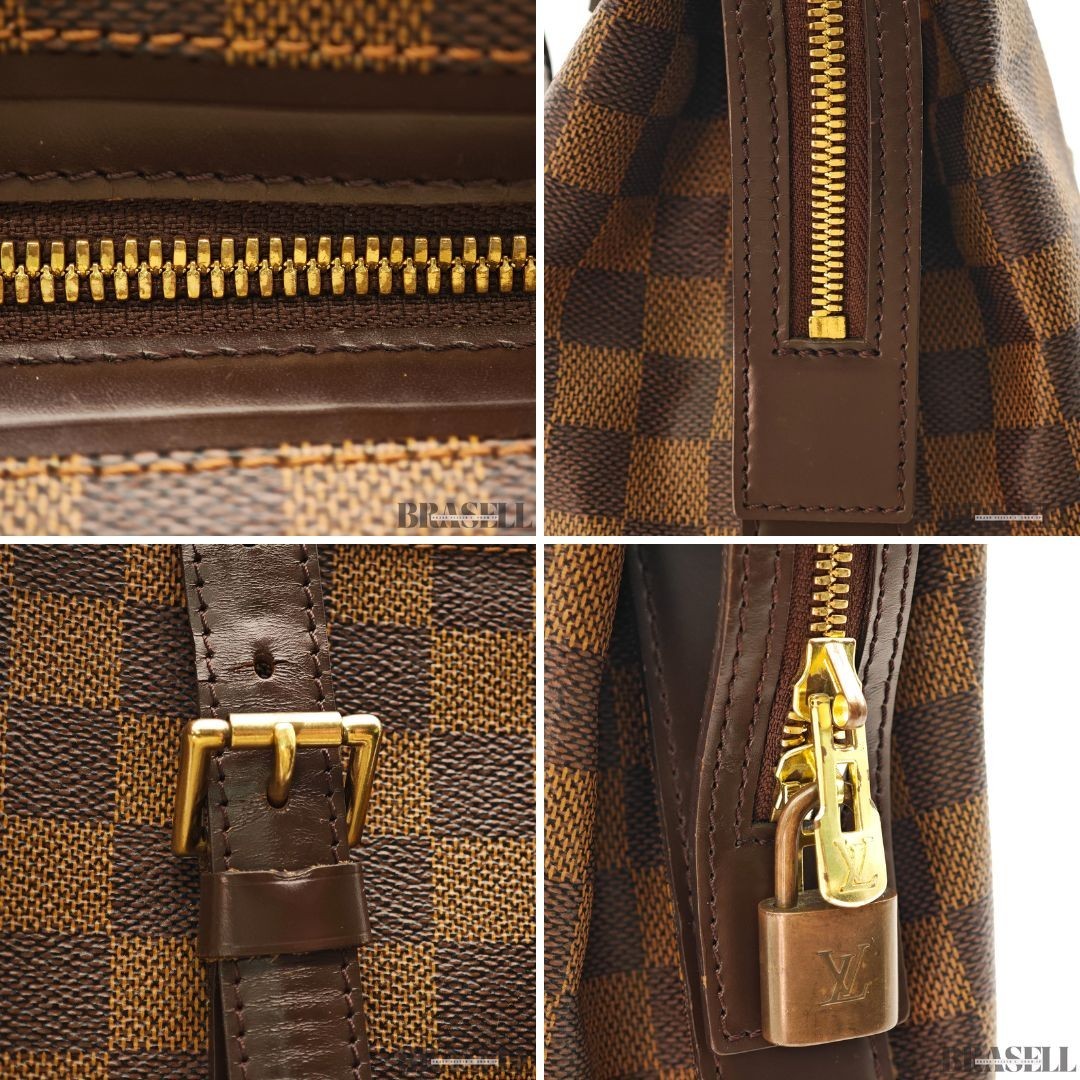 Louis Vuitton Chelsea N51119 Damier Brown Shoulder Bag Tote Bag Large Woman