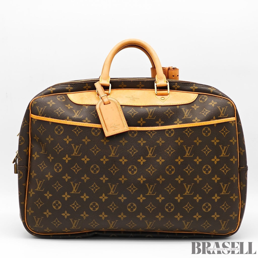 Louis Vuitton Alize 24 Heures Monogram M41399 2way Handbag Shoulder Bag Brown