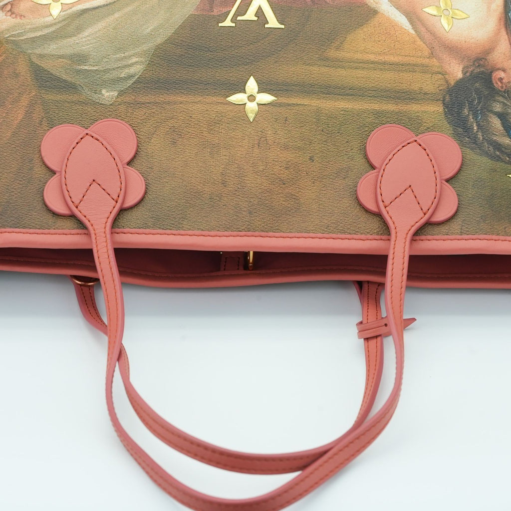 LOUIS VUITTON Neverfull MM Masters Collection M43357 Tote Bag with Pouch