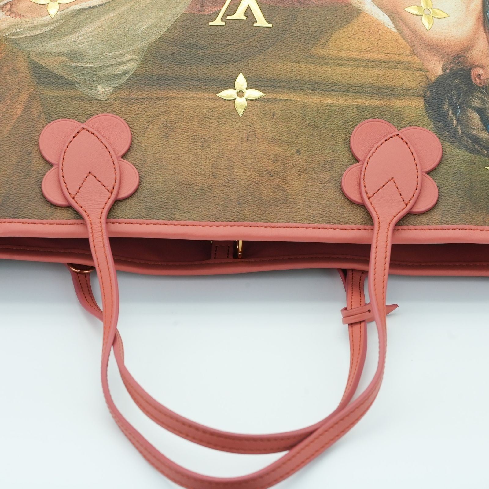 LOUIS VUITTON Neverfull MM Masters Collection M43357 Tote Bag with Pouch