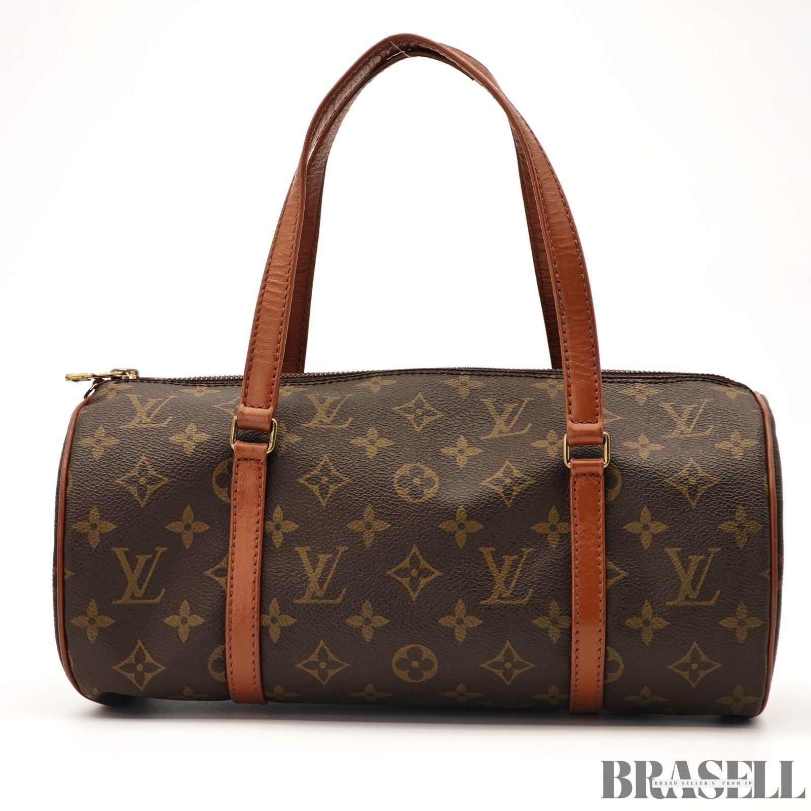 LOUIS VUITTON Monogram Papillon 30 M51385 HandBag Mini Boston Bag Brown France