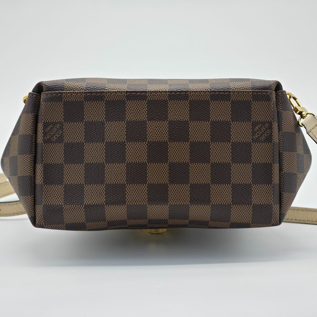 LOUIS VUITTON Damier Clapton N42259 Backpack with Flap Brown Women's