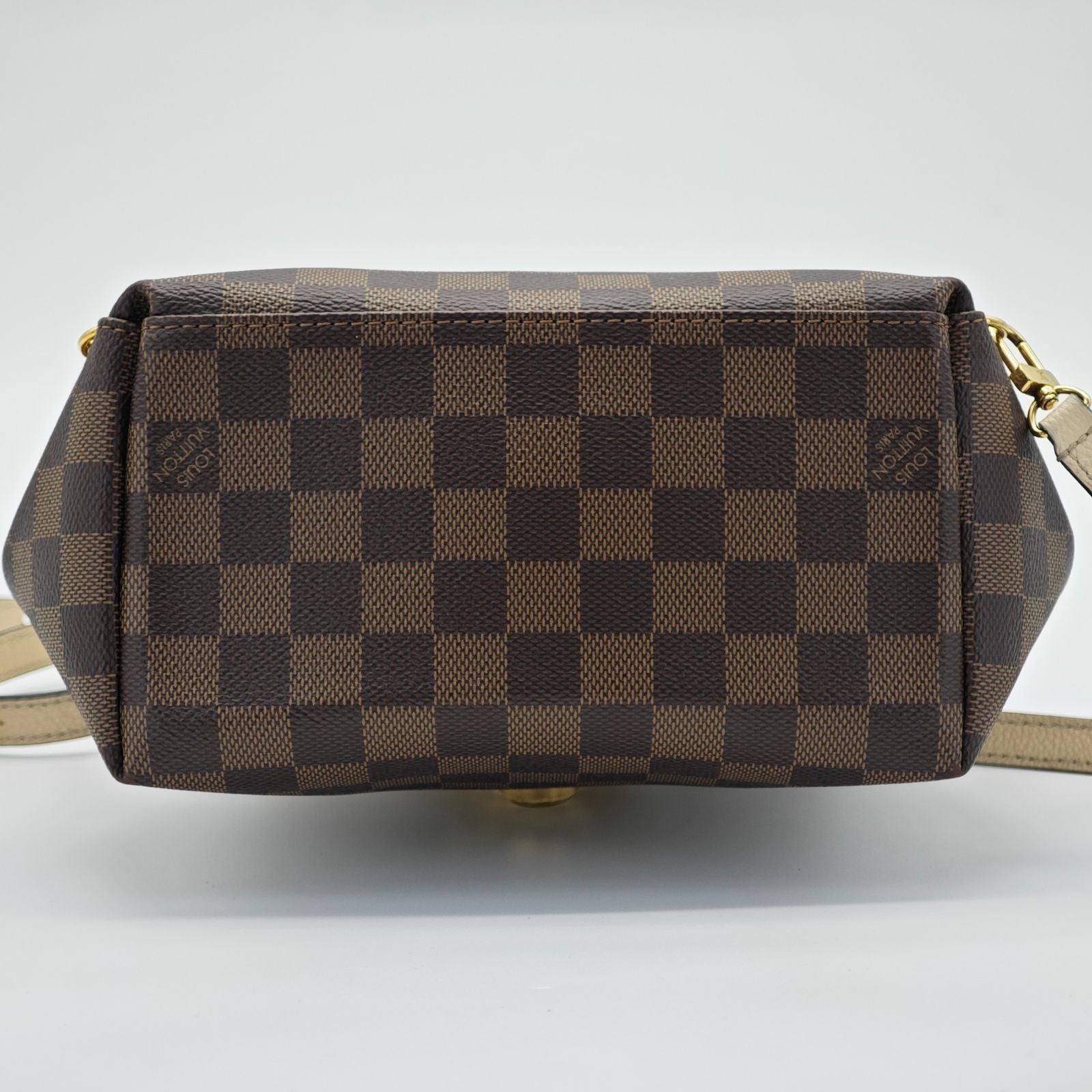 LOUIS VUITTON Damier Clapton N42259 Backpack with Flap Brown Women's
