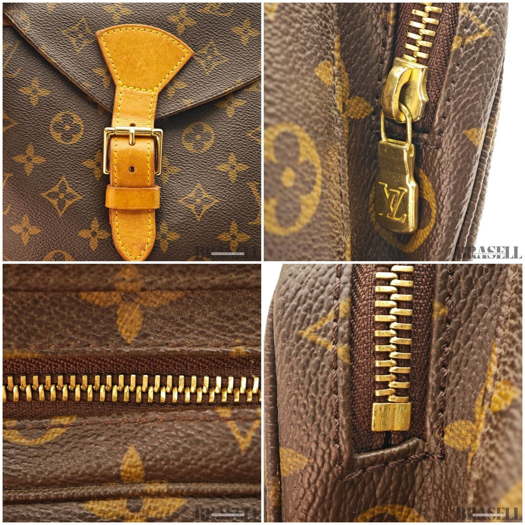 Louis Vuitton Monsigny GM M51135 Bag Backpack Brown Monogram Canvas Unisex