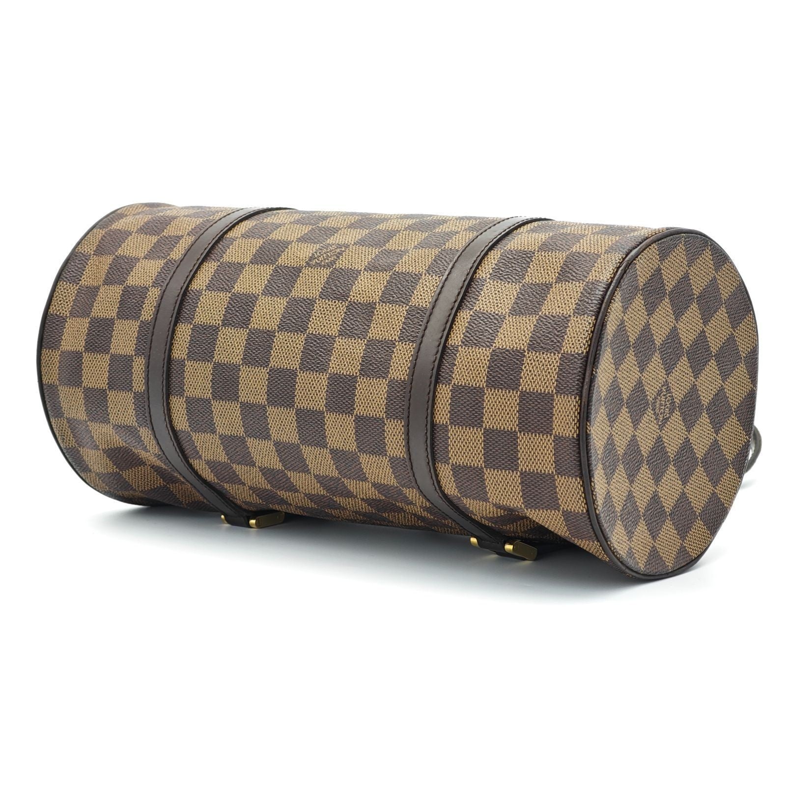 LOUIS VUITTON Damier Papillon 30 N51303 Cylindrical Bag Brown