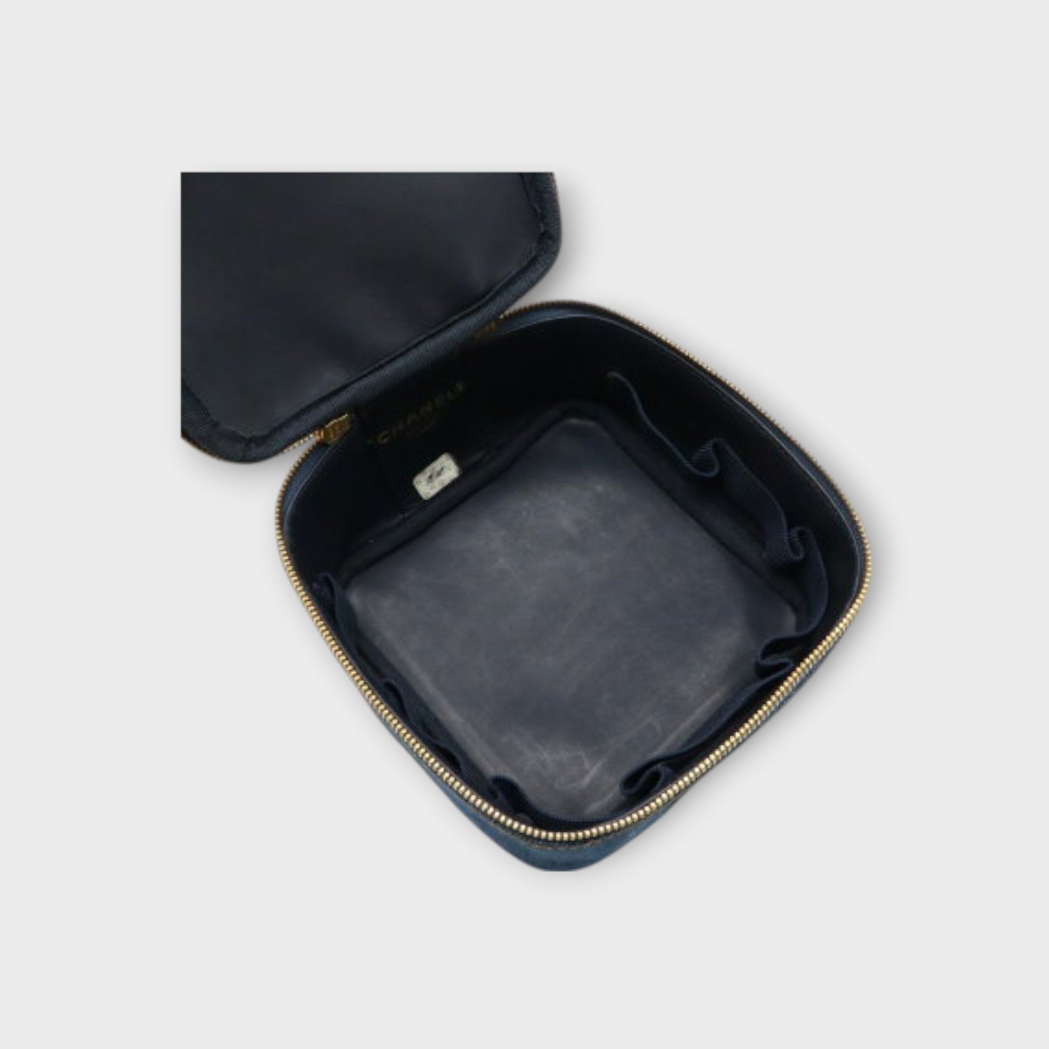 Chanel Denim Vanity Bag with Coco Mark【B】