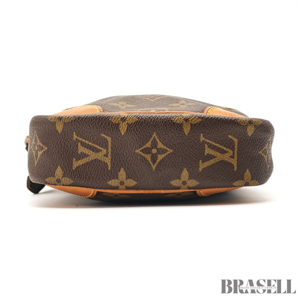 LOUIS VUITTON Danube M45266 Shoulder Bag Monogram Leather Brown France Women