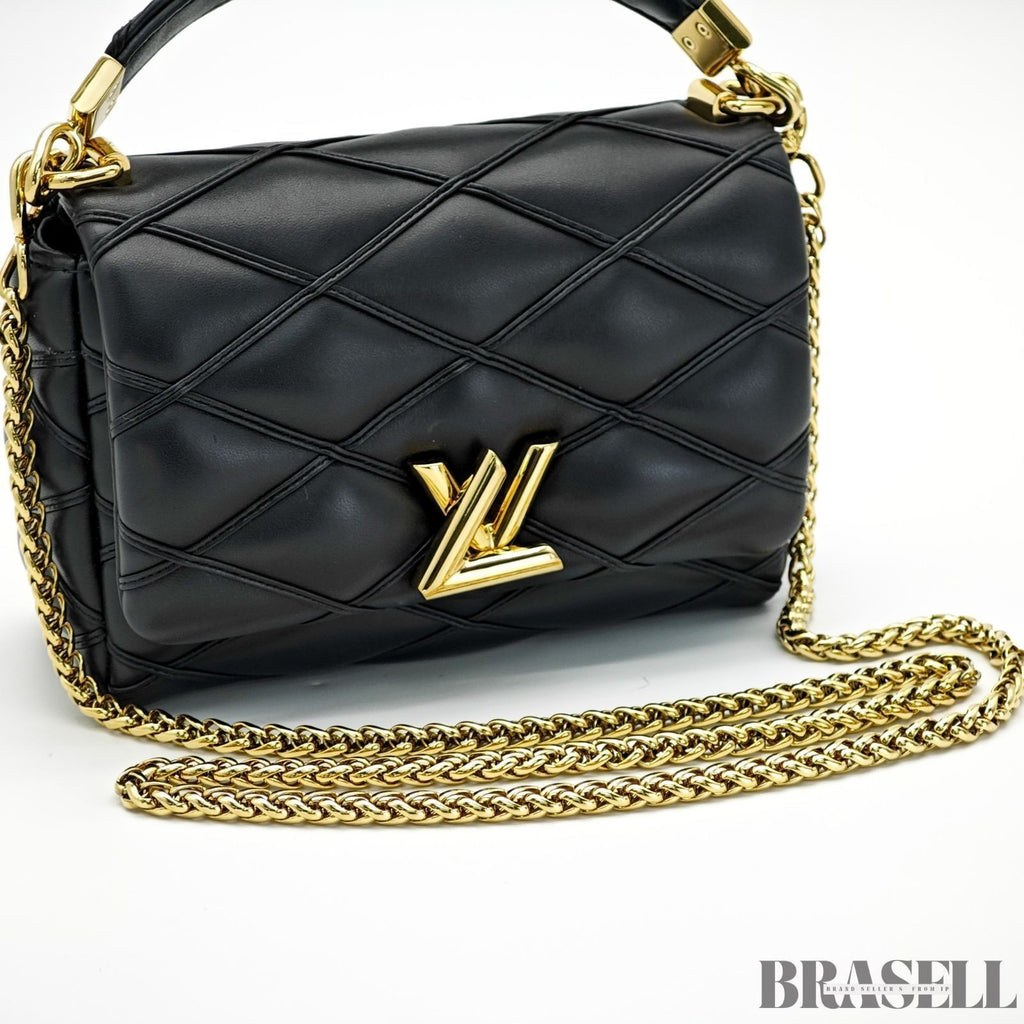 Louis Vuitton Maltage Pattern GO-14 PM M12004 2Way Handbag Chain Black