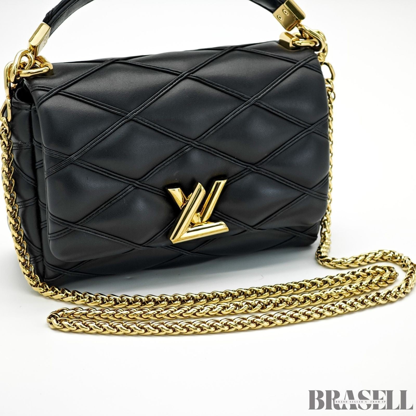 Louis Vuitton Maltage Pattern GO-14 PM M12004 2Way Handbag Chain Black