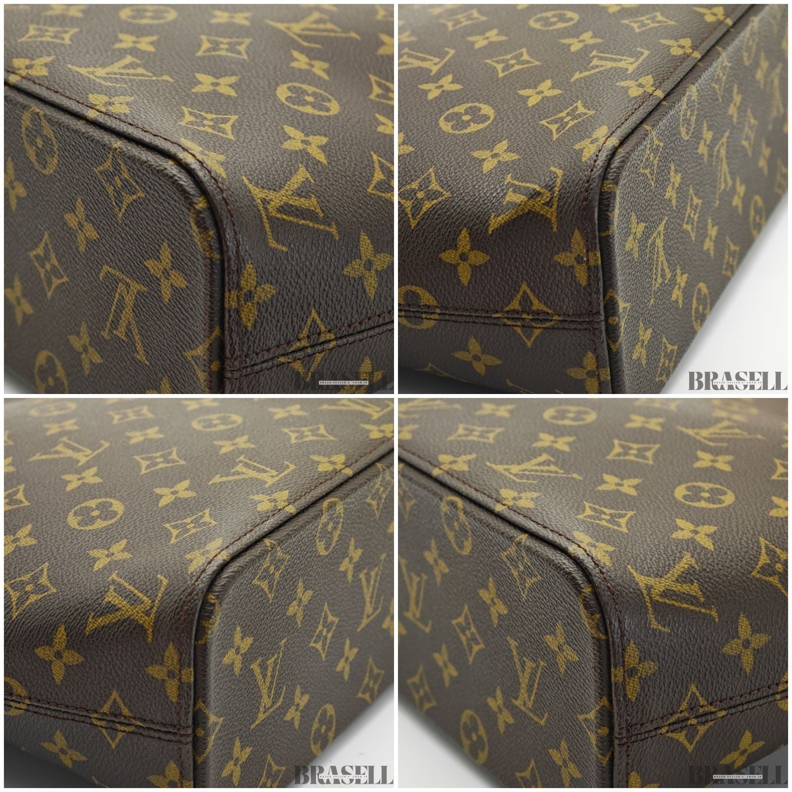 LOUIS VUITTON Luco M51155 Monogram Large Shoulder Tote Bag Brown Women’s