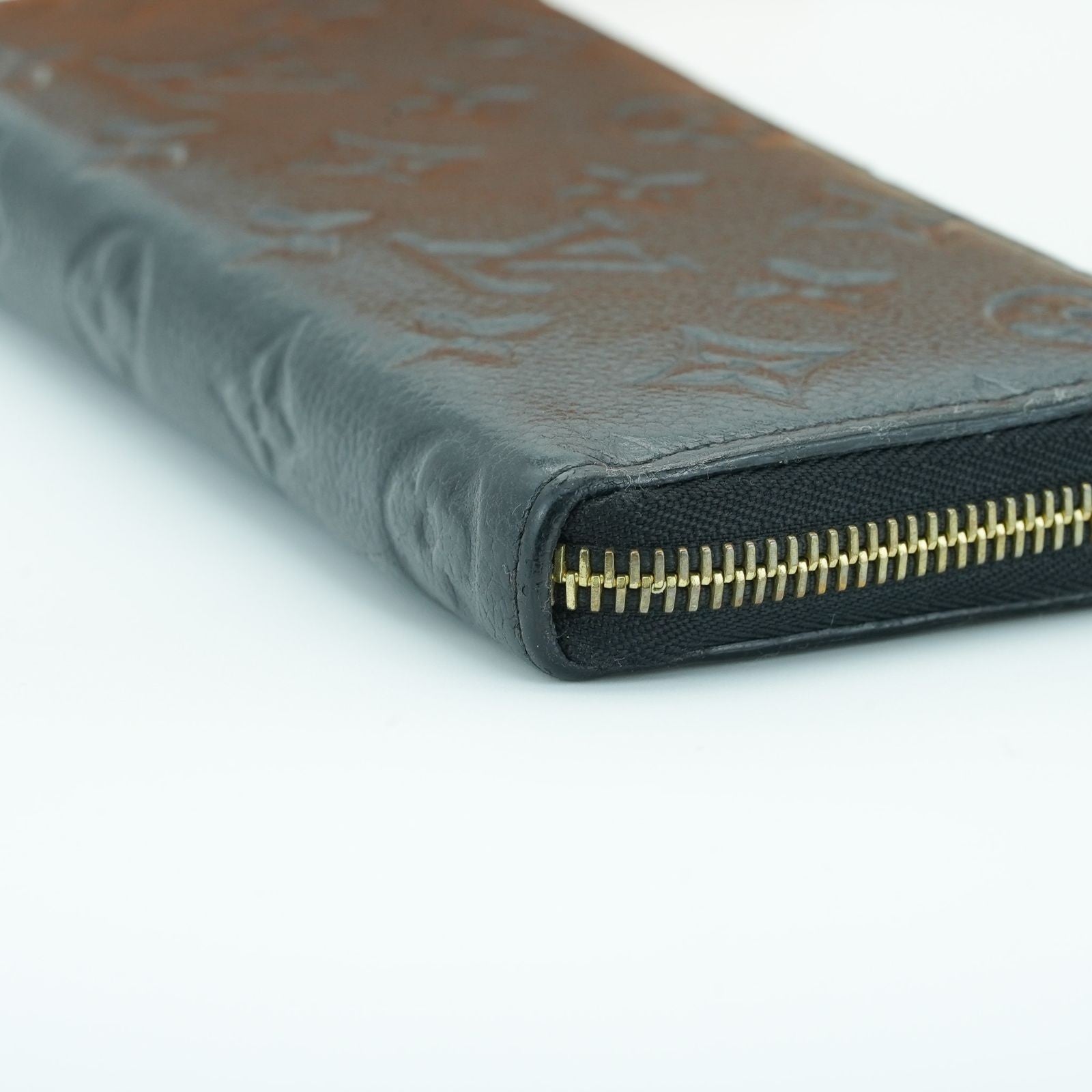 LOUIS VUITTON Empreinte Portefeuille Clemence M60171 Long Wallet Black