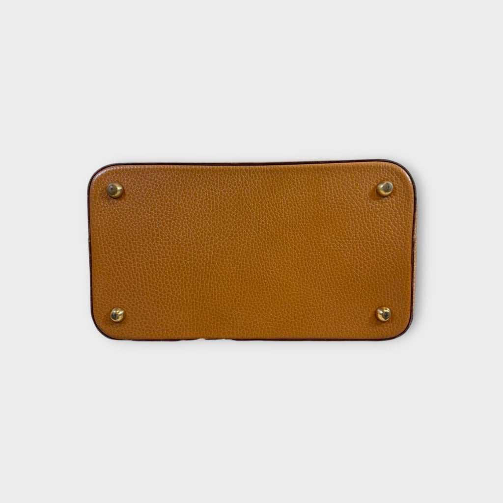 Hermès Ardennes Sorbonne 2Way Satchel Handbag Brown Leather 【A】