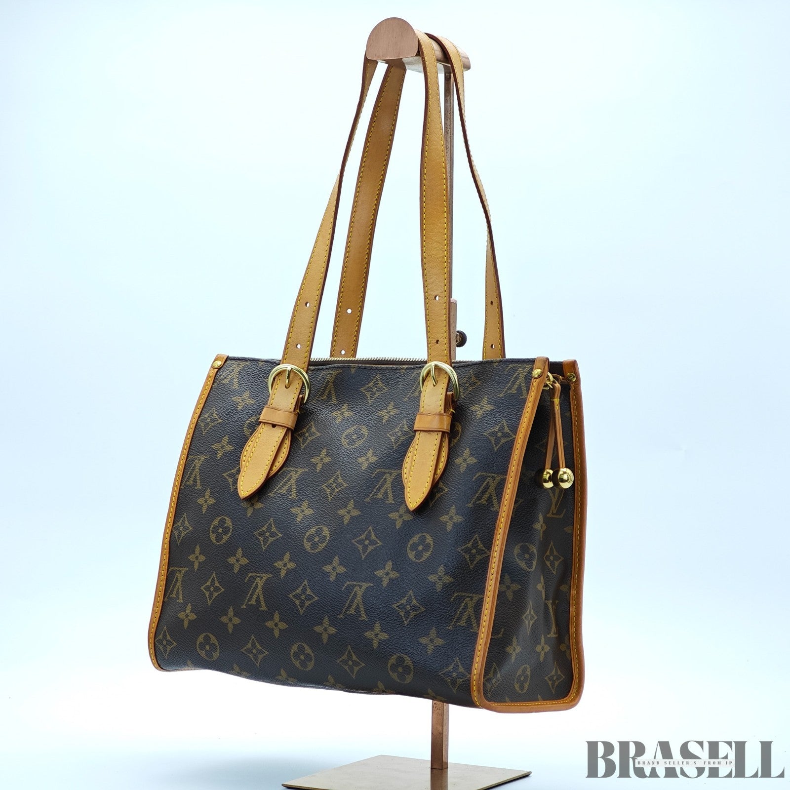 LOUIS VUITTON Popincourt Au M40007 Tote Bag Monogram Canvas Brown