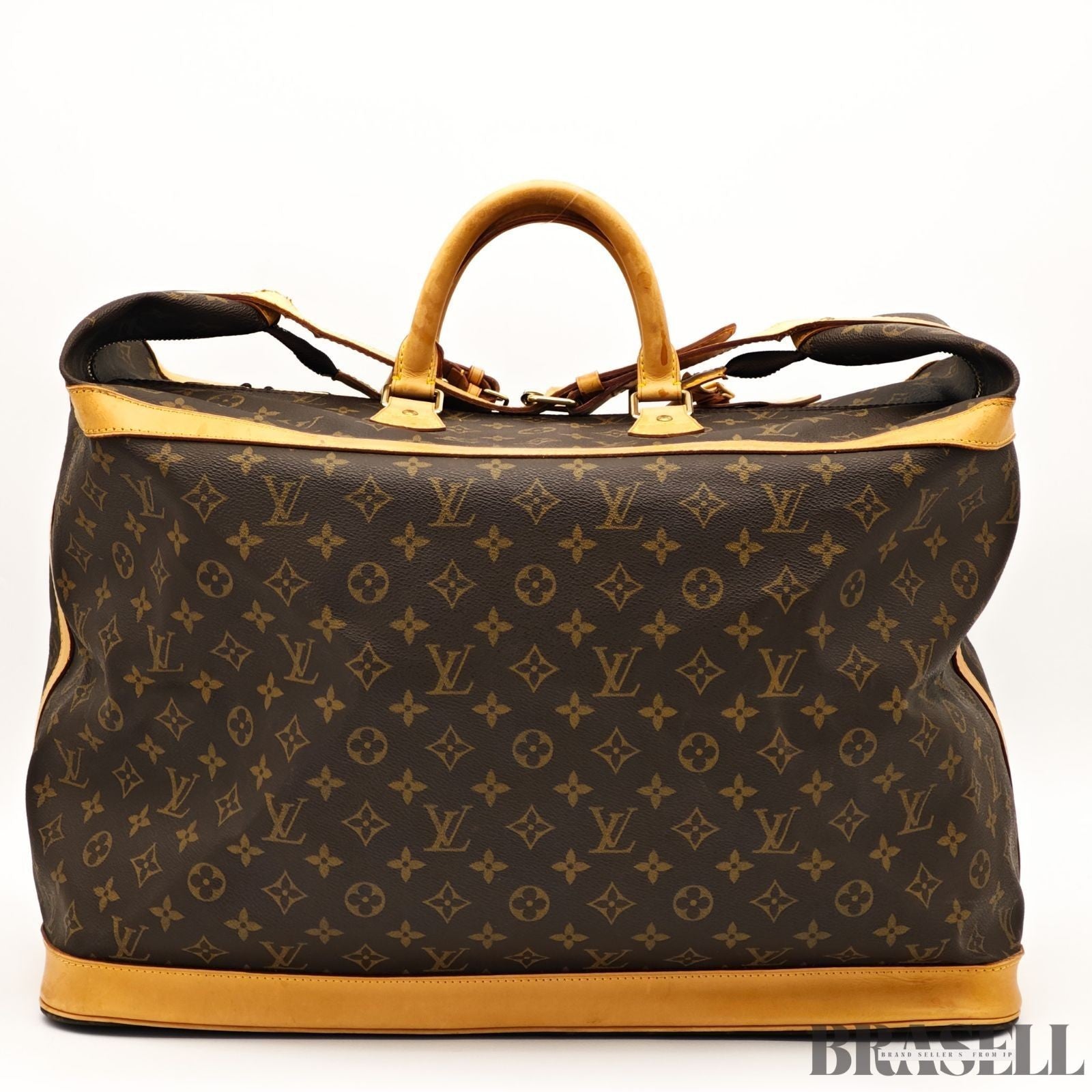 LOUIS VUITTON Monogram Canvas Leather Cruiser 45 Boston Bag M41137 Auth
