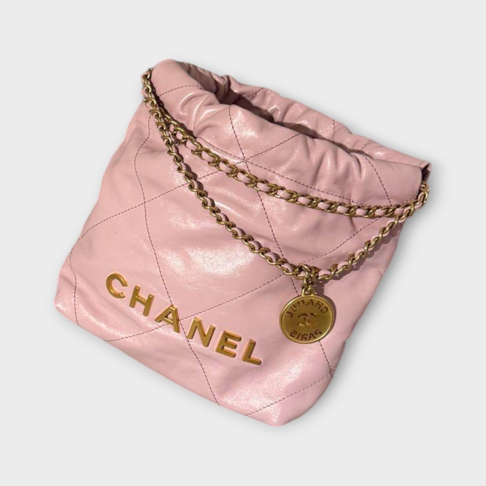 CHANEL 22 Mini Pink Handbag