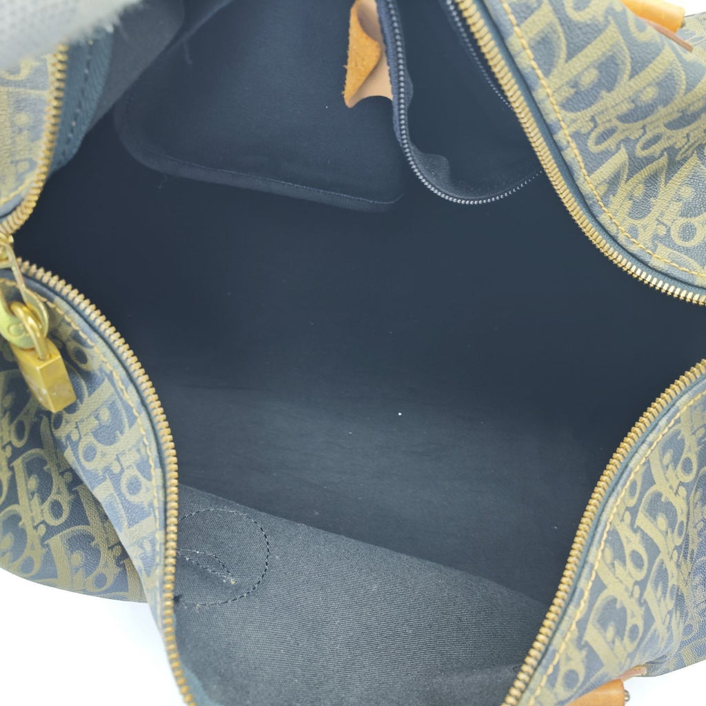 Dior Trotter Boston Bag Canvas Khaki Color Women’s Bag