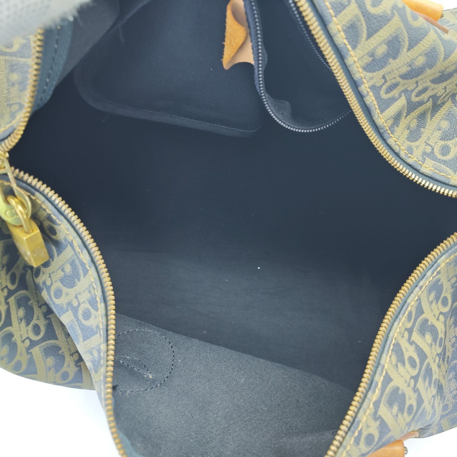 Dior Trotter Boston Bag Canvas Khaki Color Women’s Bag