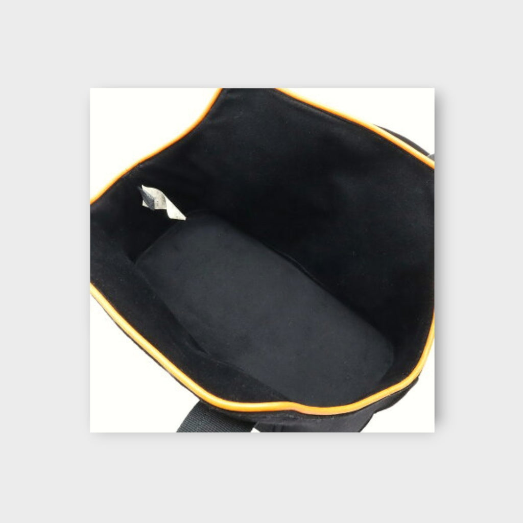 Hermès Patapone Dog Carry Shoulder Bag Black Orange【A】