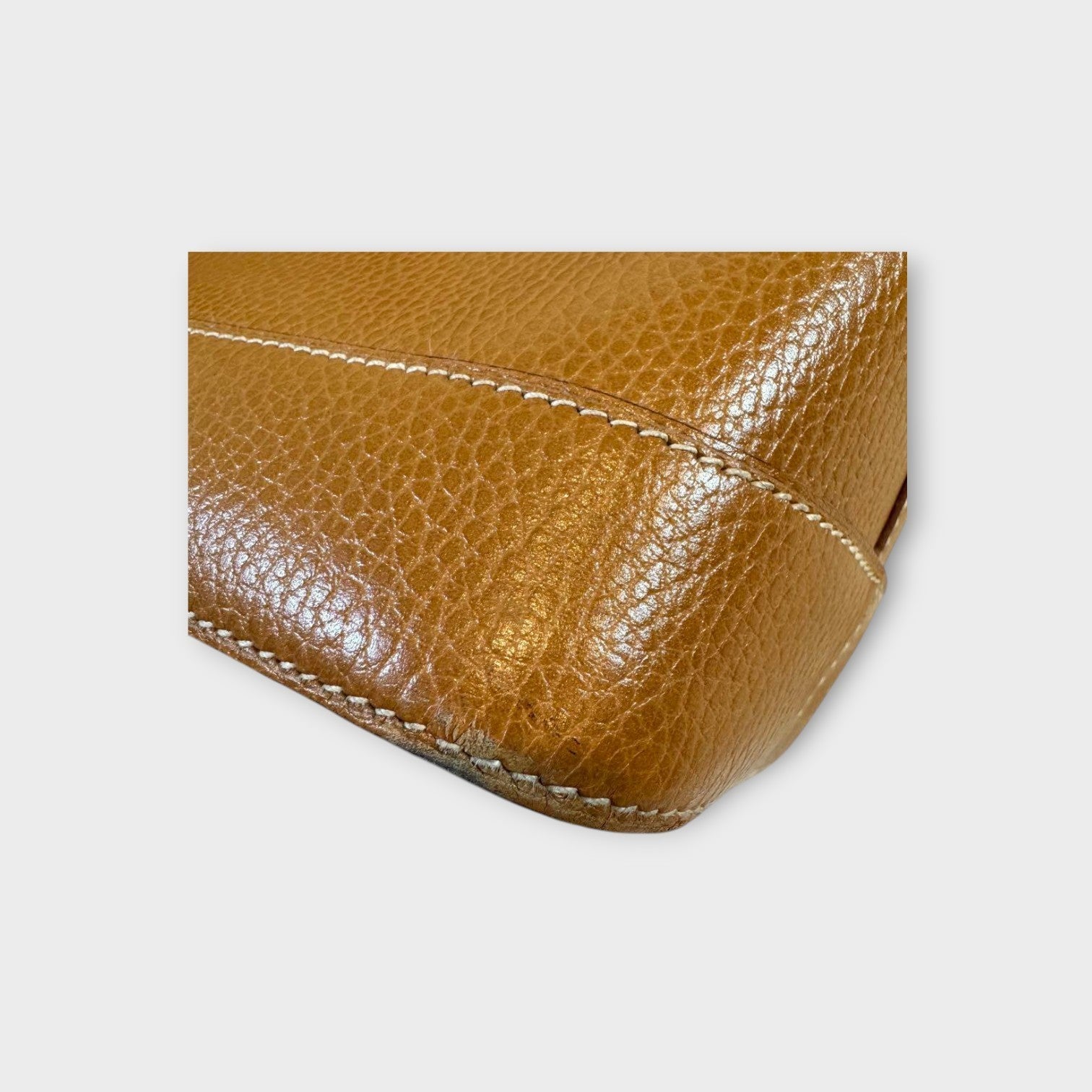 Hermès Ardennes Sorbonne 2Way Satchel Handbag Brown Leather 【A】