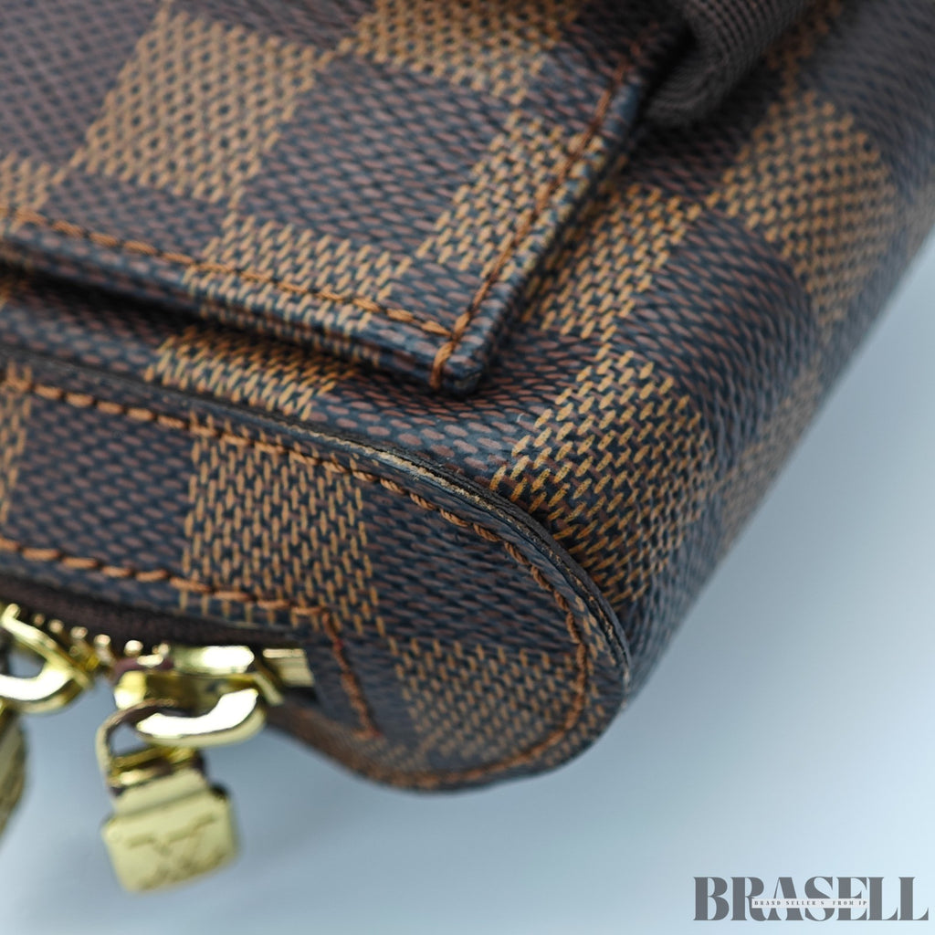 LOUIS VUITTON Geronimos N51994 Crossbody Bag Damier Ebene Brown