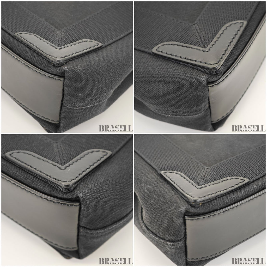 BALENCIAGA Navy Cabas XS 390346-1000 Handbag/Shoulder Bag 2-Way Black