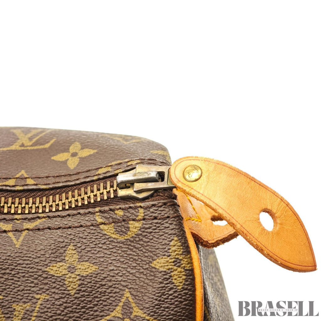 LOUIS VUITTON Speedy 35 M41524 Handbag Brown Monogram Canvas Mini Boston Bag