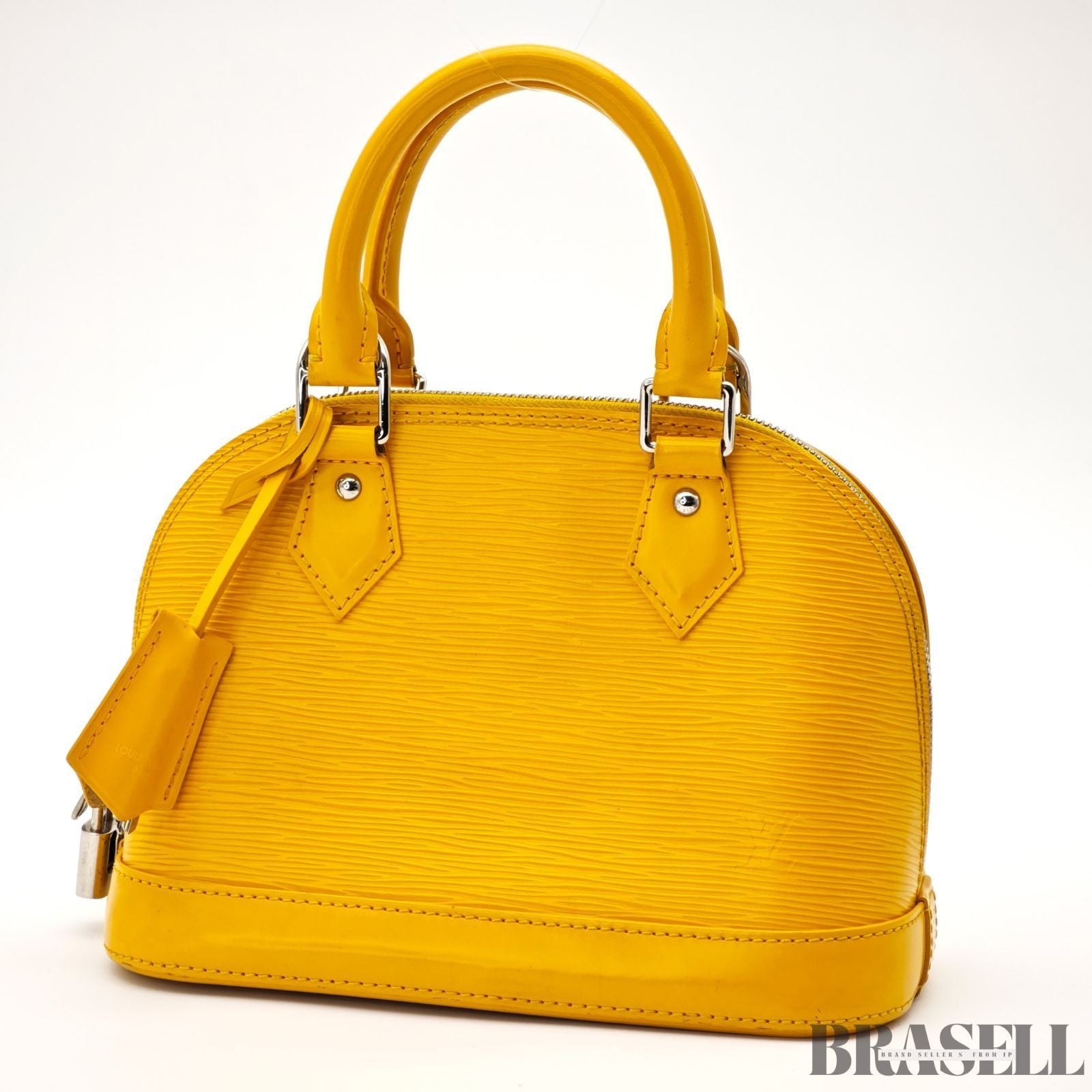 LOUIS VUITTON M40866 Epi Alma BB 2Way Citron Shoulder Bag Crossbody Handbag
