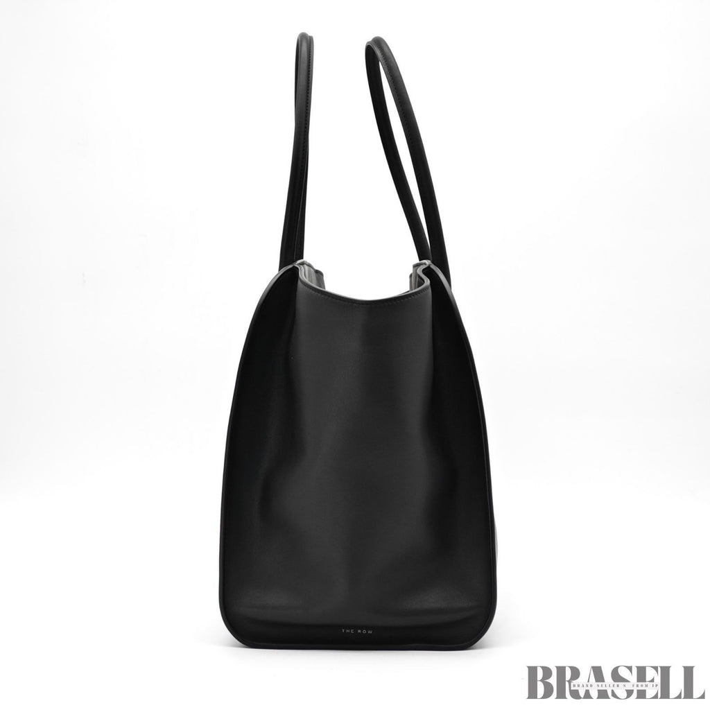 The Row Marlo 17 Leather Tote Bag Handbag Black Women's Made in Italy