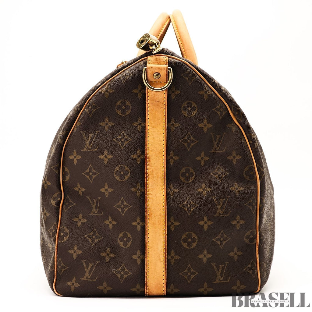 Louis Vuitton Keepall Bandoulière 55 M41414 Boston Bag Large Travel Brown Unisex