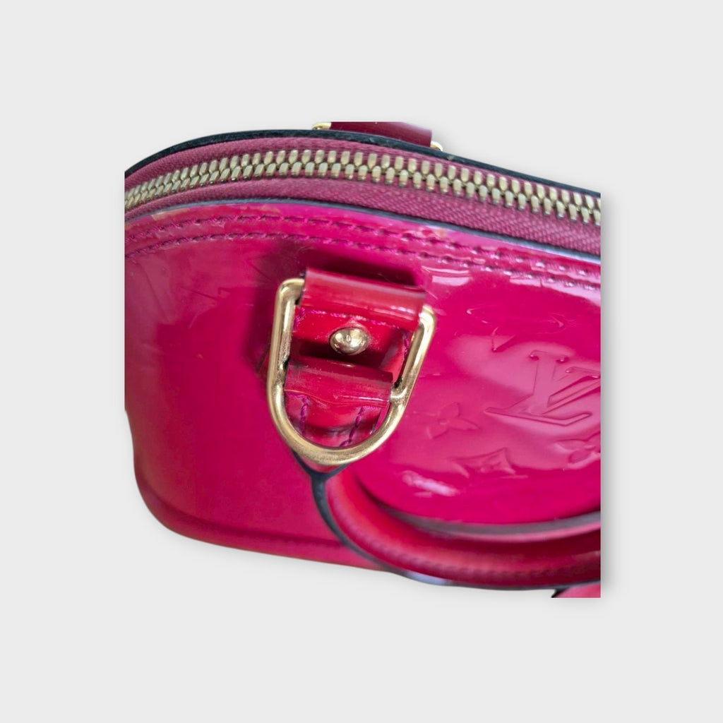 LOUIS VUITTON Alma BB Shoulder Bag Pink Rose Indigo
