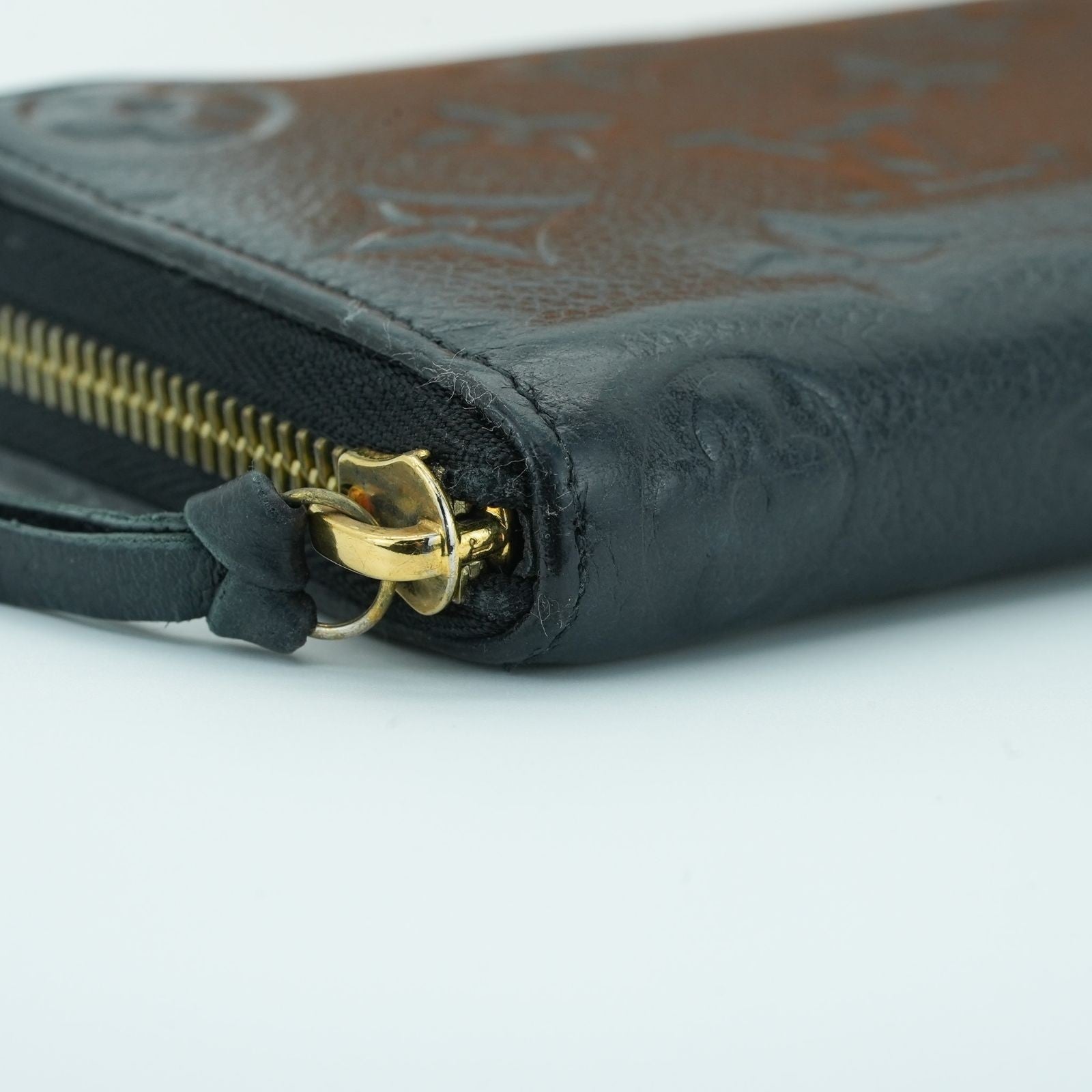 LOUIS VUITTON Empreinte Portefeuille Clemence M60171 Long Wallet Black