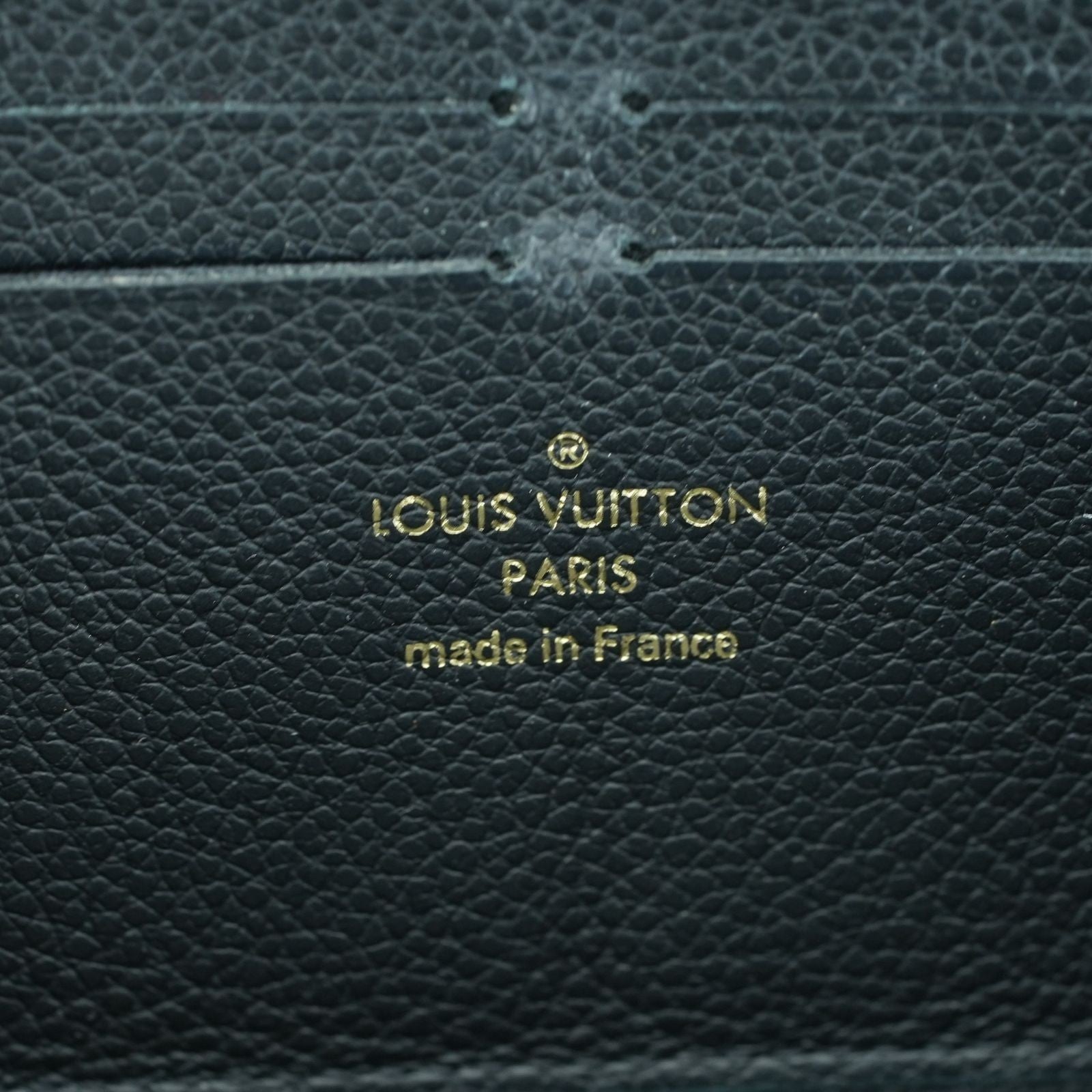 LOUIS VUITTON Empreinte Portefeuille Clemence M60171 Long Wallet Black