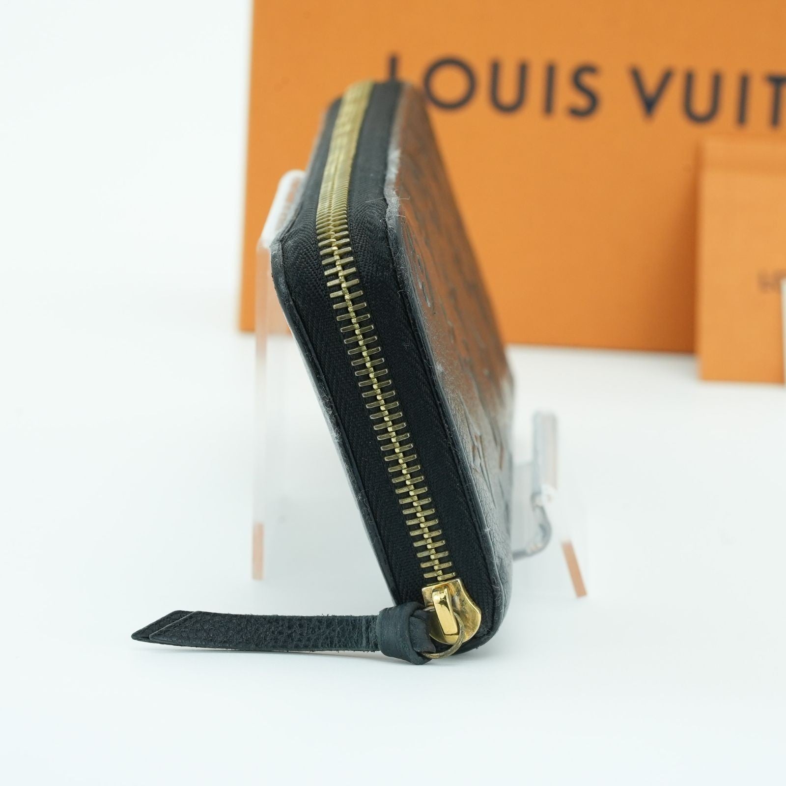 LOUIS VUITTON Empreinte Portefeuille Clemence M60171 Long Wallet Black