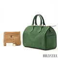 Louis Vuitton Epi Speedy 25 M43014 Mini Boston Bag Epi Leather Green Authentic