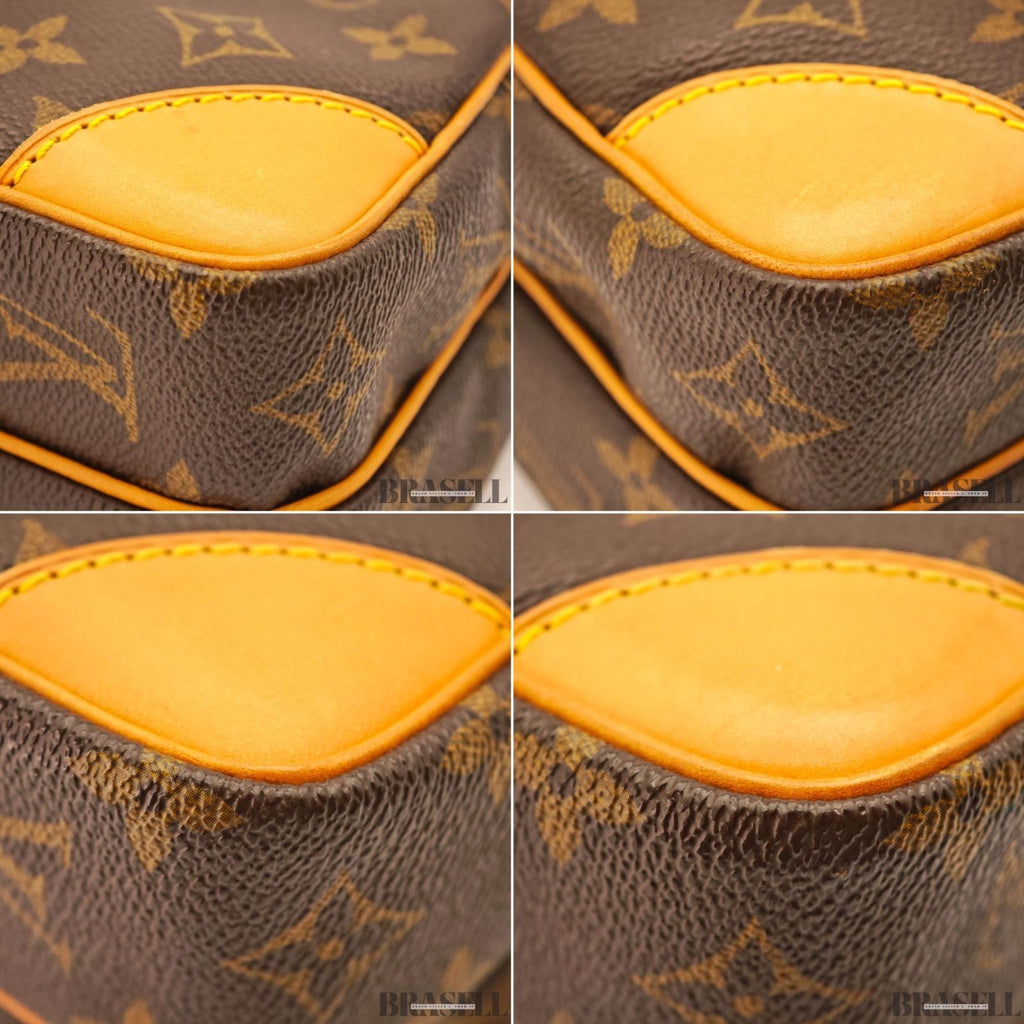 LOUIS VUITTON Amazon Crossbody Shoulder Bag Monogram Leather Brown M45236