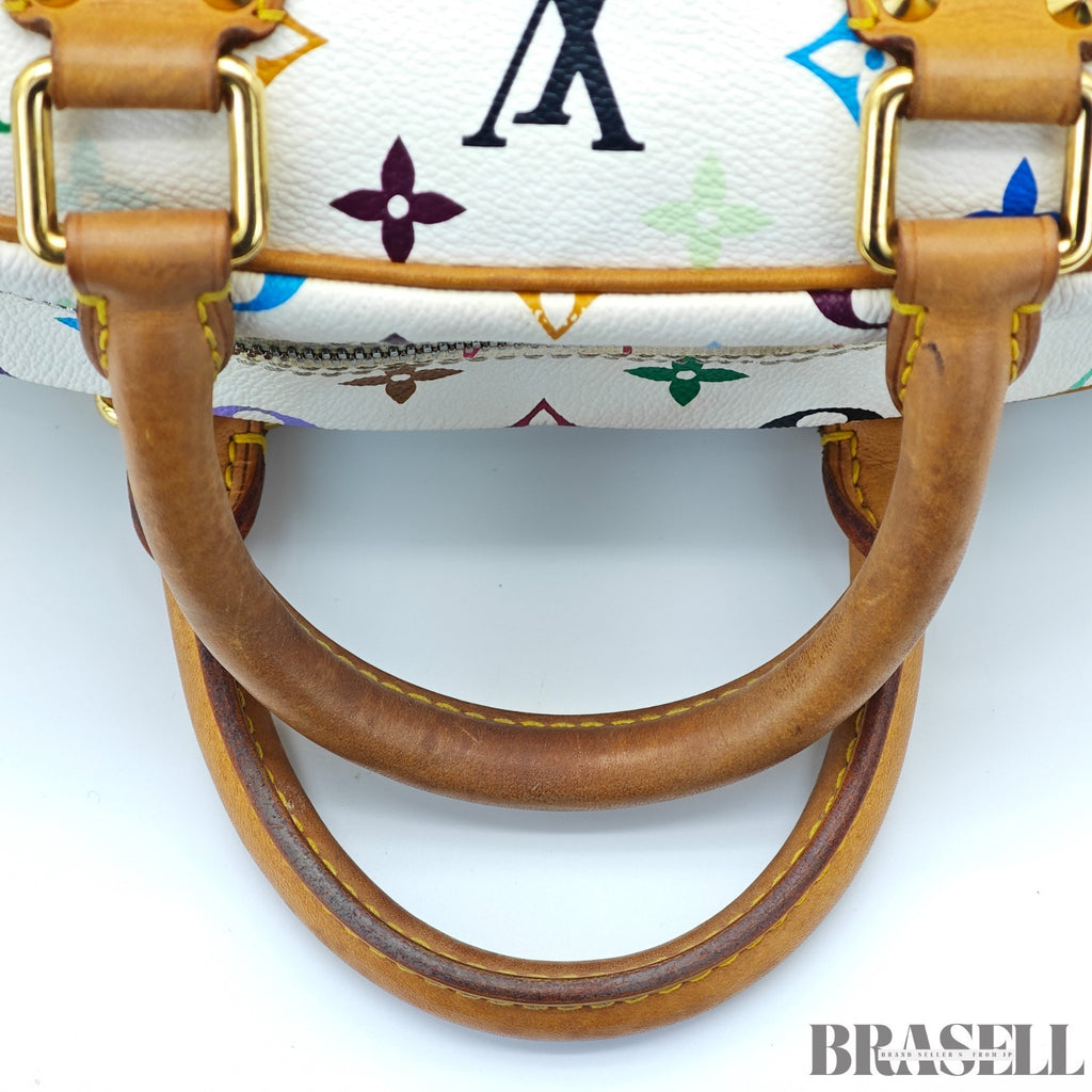 LOUIS VUITTON Trouville Bag M92663 Monogram Handbag Multicolore Blanc