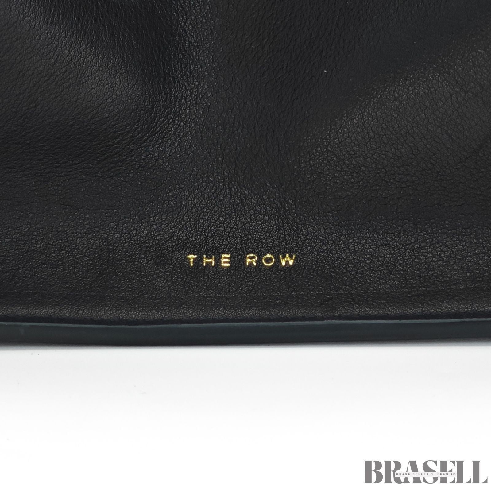 The Row Margaux 10 Bag Handbag Black Leather Woman w/ Shoulder Strap