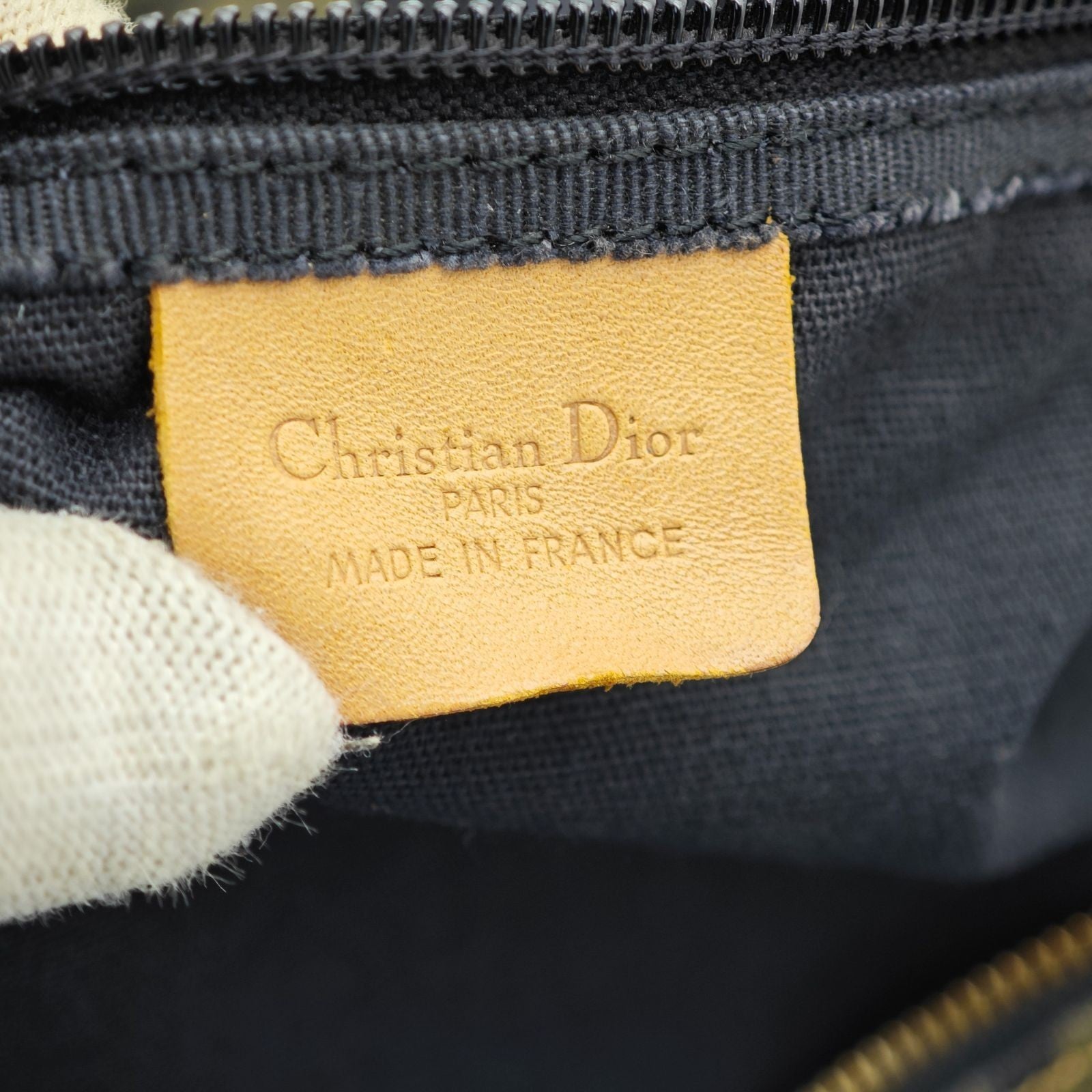 Dior Trotter Boston Bag Canvas Khaki Color Women’s Bag