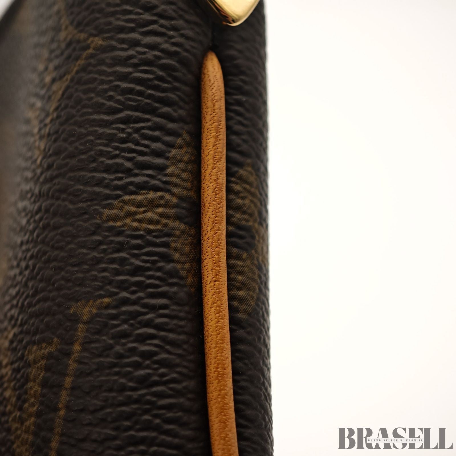 LOUIS VUITTON Pochette Mila MM M60094 Shoulder Bag Compact Brown Monogram Canvas
