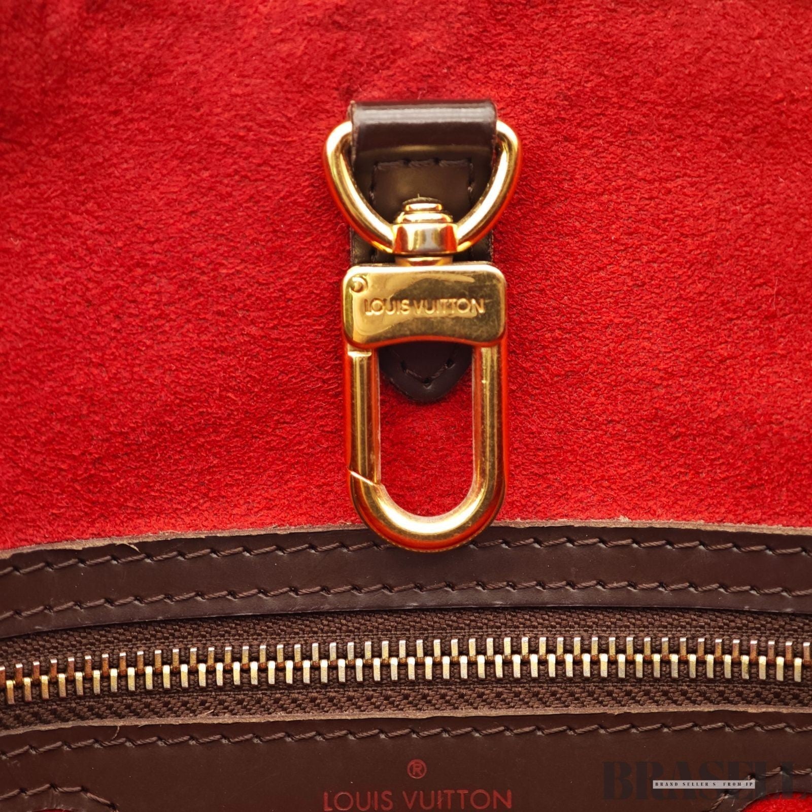 Louis Vuitton Hampstead MM N51204 Damier Ebene Tote Bag Handbag Brown
