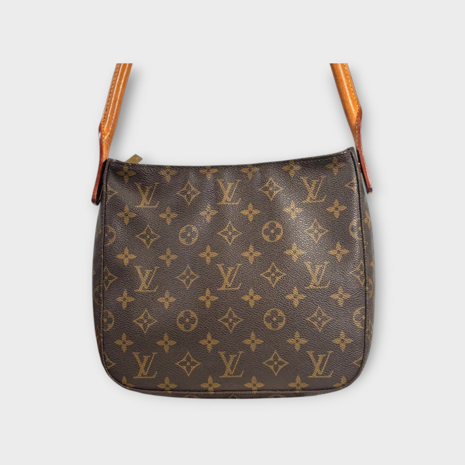 Louis Vuitton Looping MM Monogram M51146 Shoulder Handbag Brown 【A】