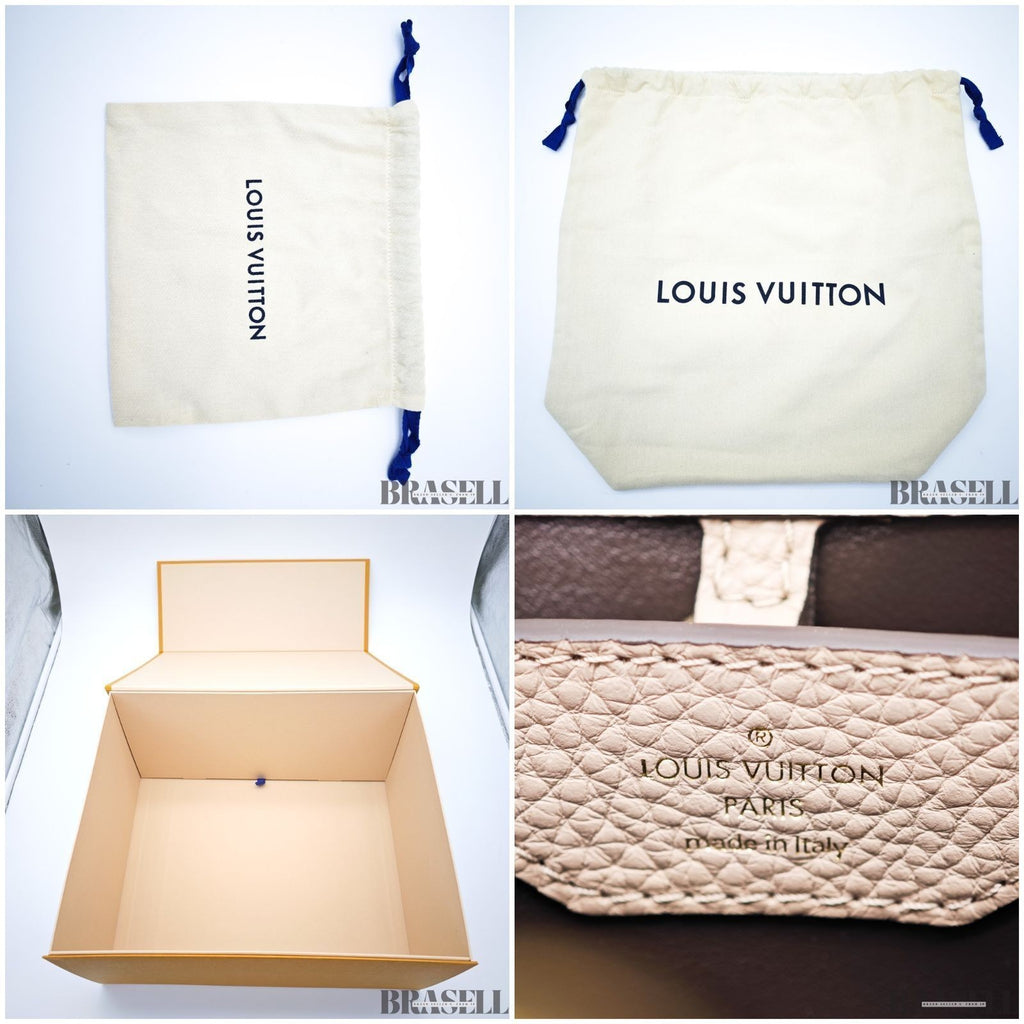 Louis Vuitton Capucines BB Handbag M94634 Galet Greige Woman