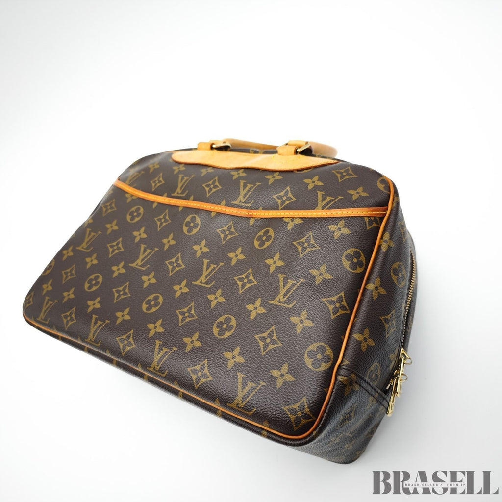 Louis Vuitton M47270 Monogram Deauville Handbag M47270 PVC Coated Canvas Brown