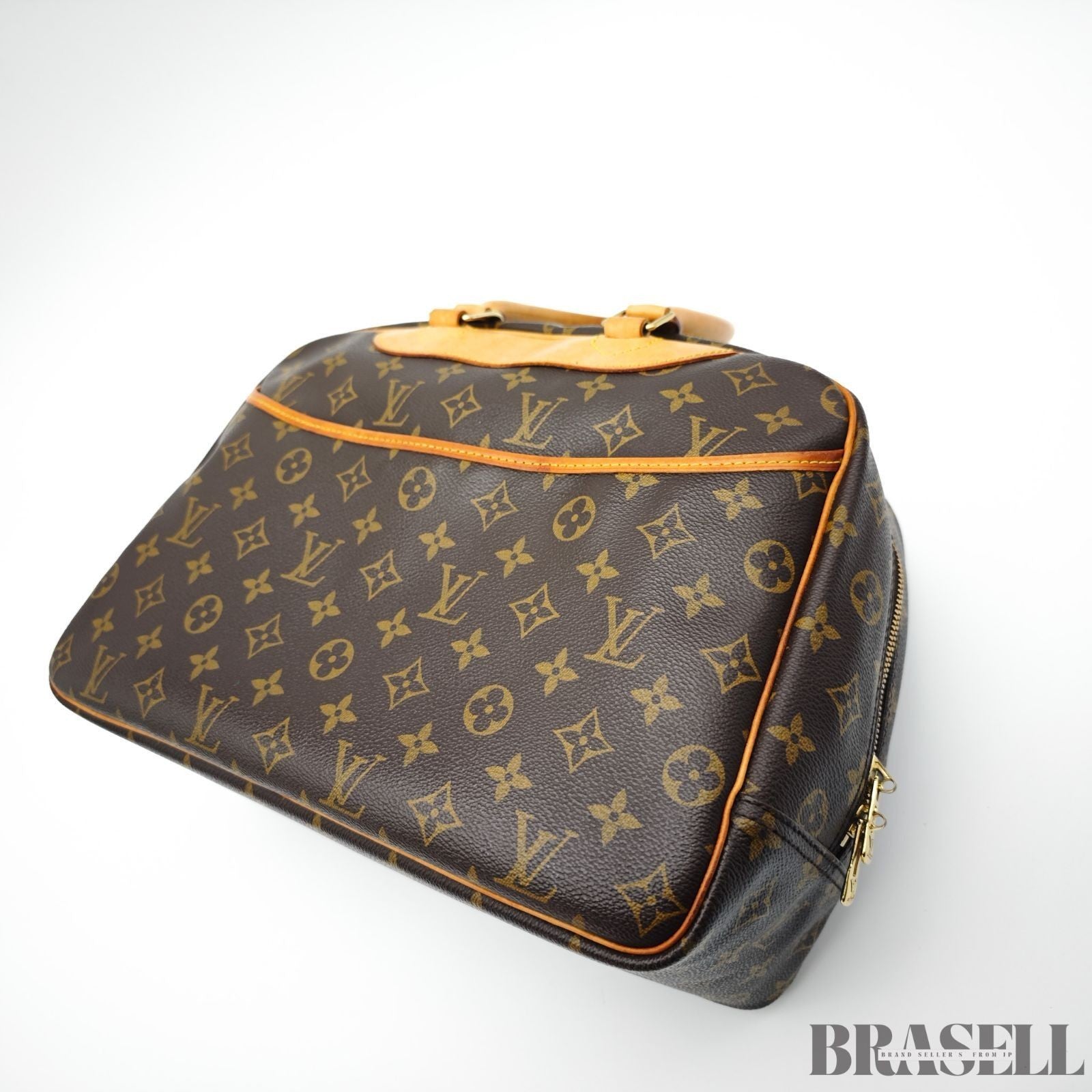 Louis Vuitton M47270 Monogram Deauville Handbag M47270 PVC Coated Canvas Brown