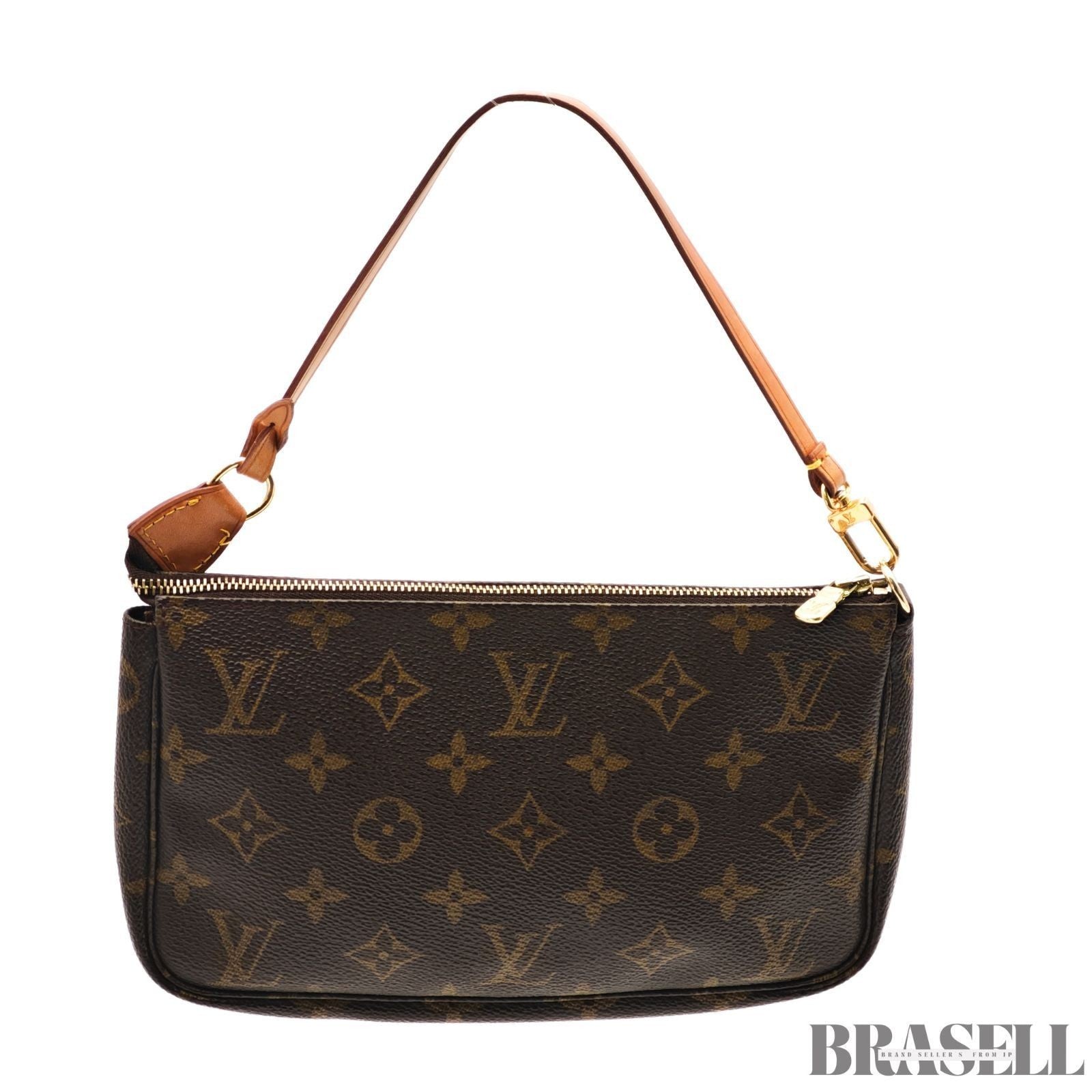 Louis Vuitton Accessoire M51980 Bag Handbag Compact Monogram Leather Brown